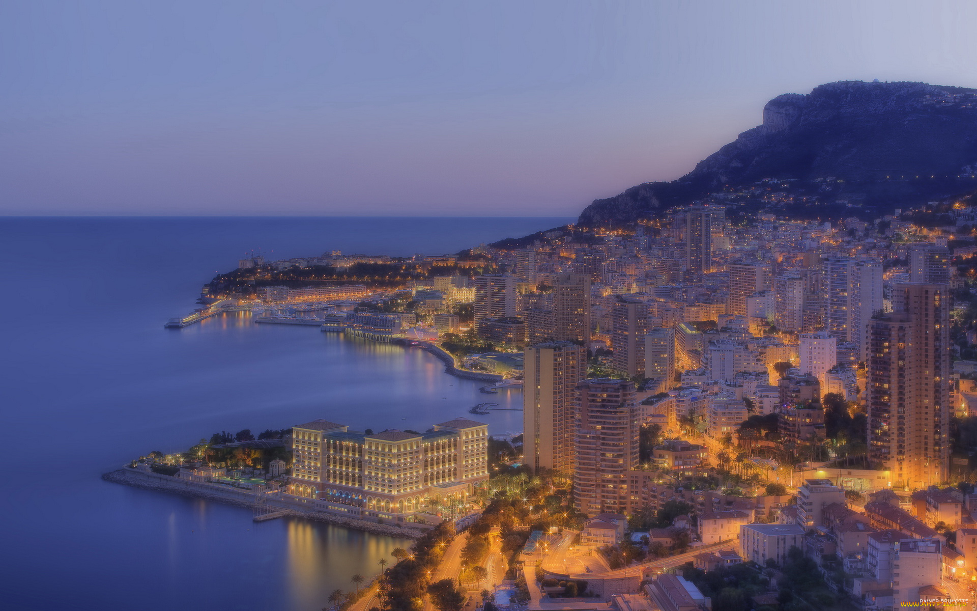 monaco, города, монте, карло, монако