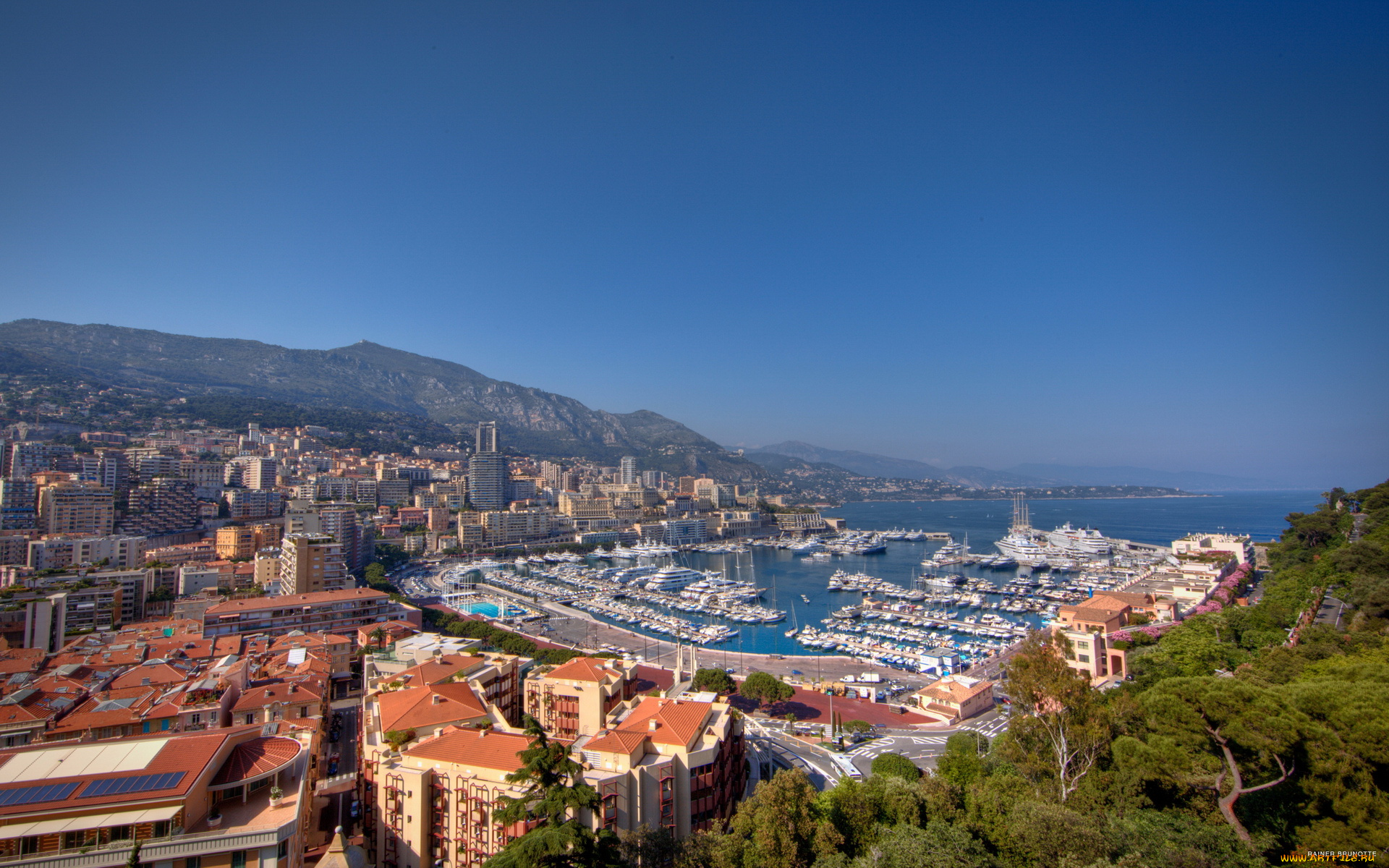 monaco, города, монте, карло, монако