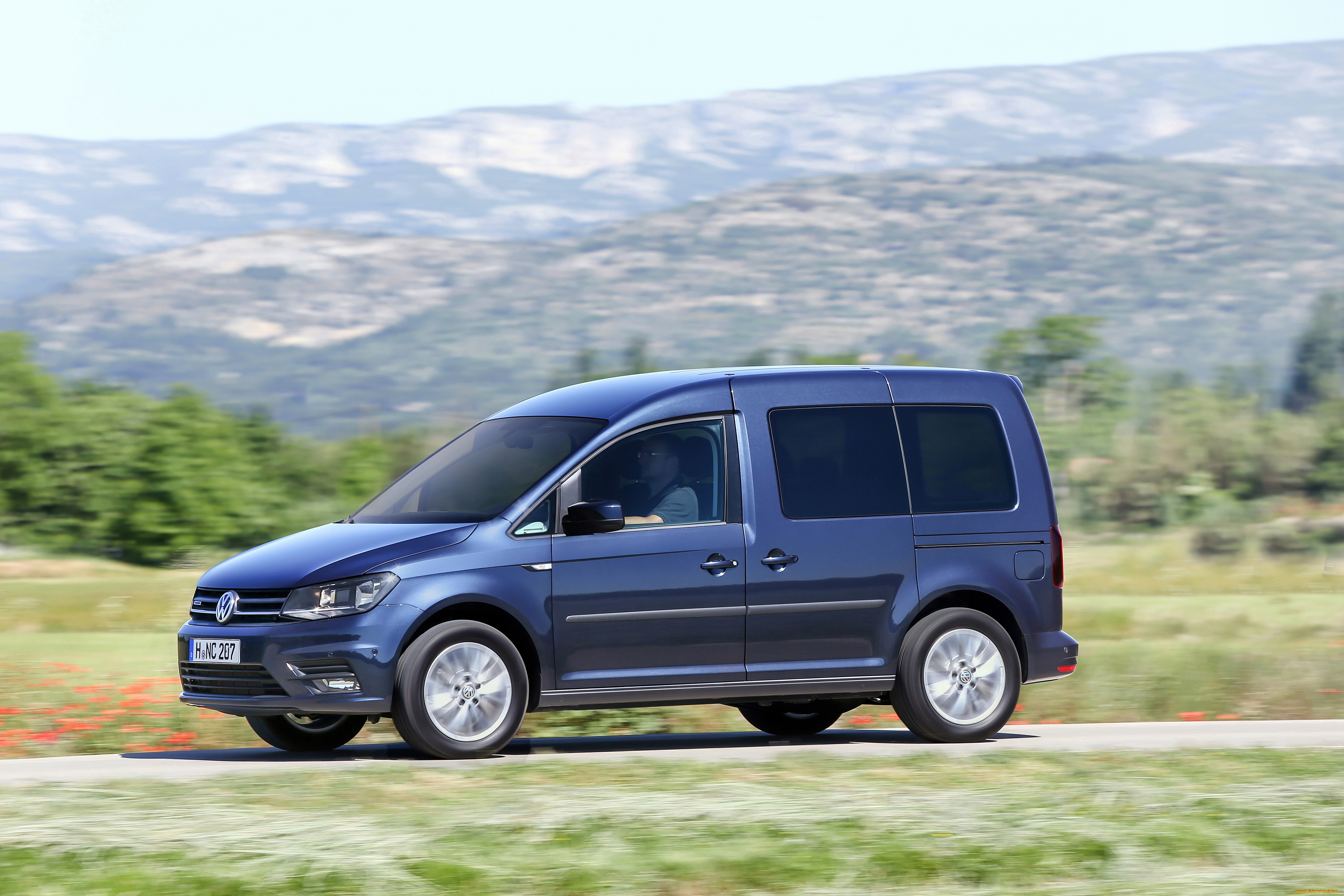 автомобили, volkswagen, caddy, bluemotion, trendline, 2015г