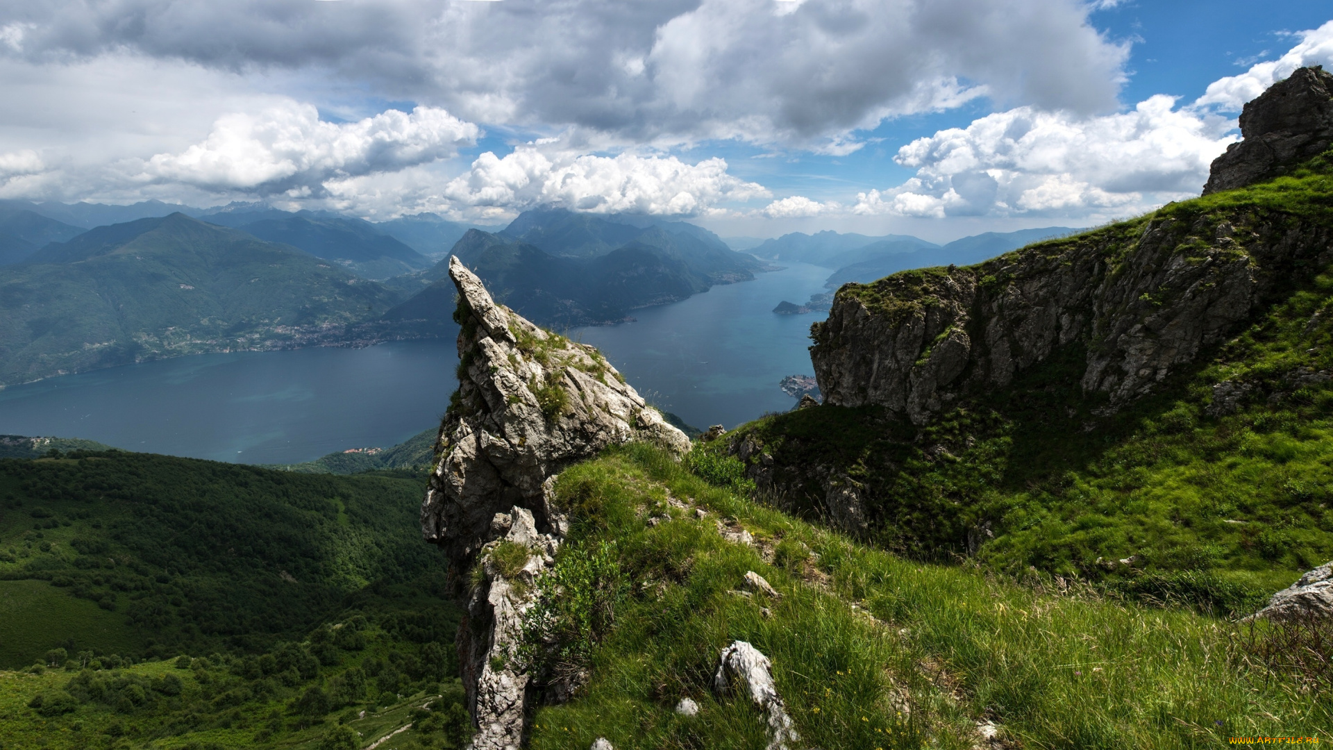 природа, пейзажи, горы, фото, италия