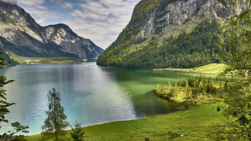 Картинка природа реки озера германия бавария озеро кёнигзее берхтесгаден кёнигсзее