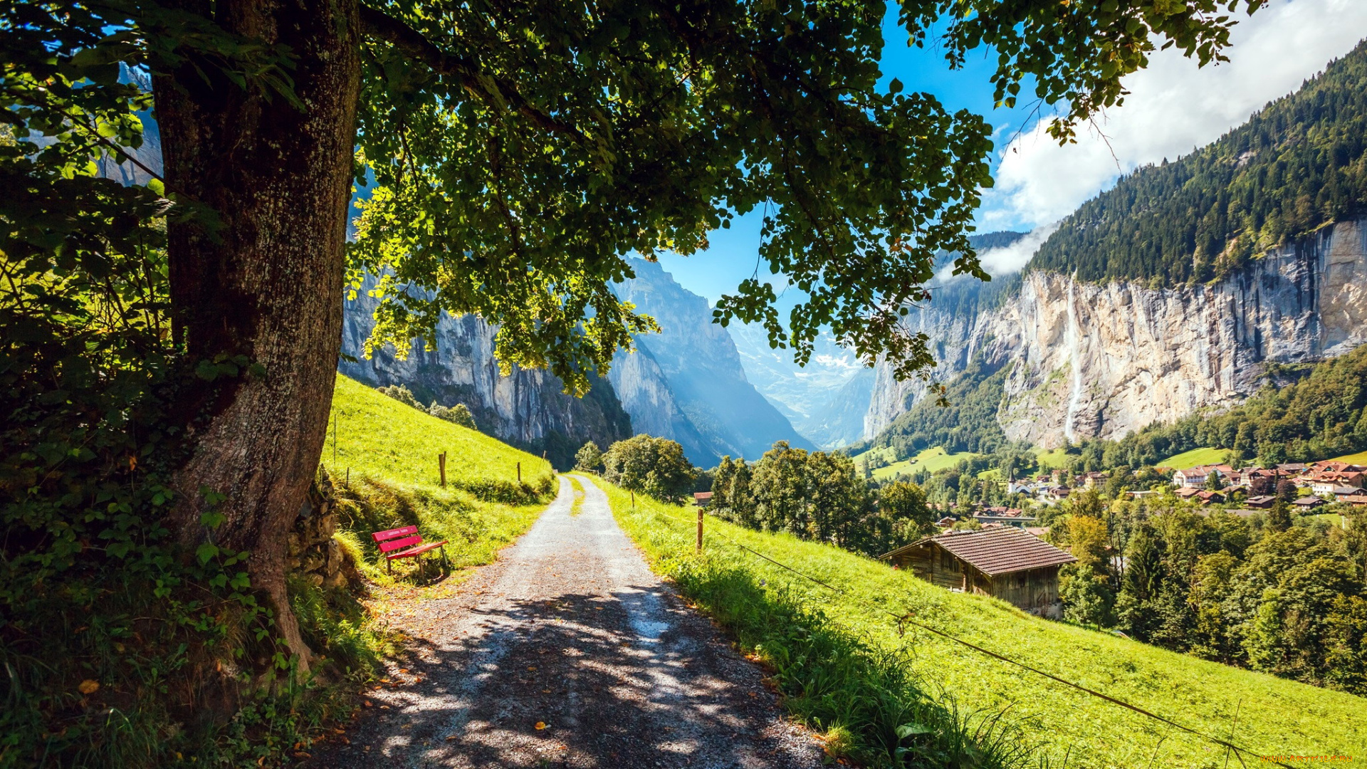 lauterbrunnen, switzerland, города, лаутербруннен, , швейцария