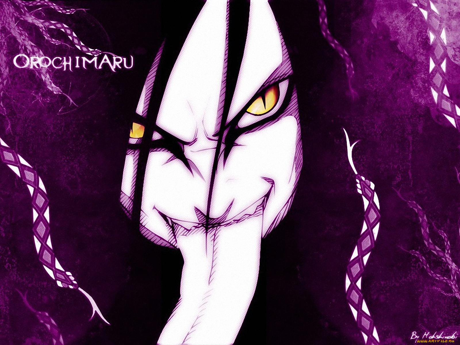 аниме, naruto, orochimaru