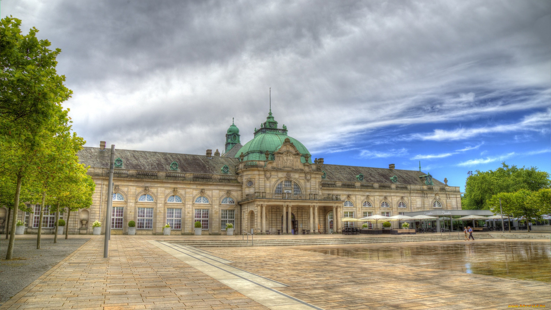 kaiserpalais, , bad, oeynhausen, , germany, города, -, дворцы, , замки, , крепости, площадь, парк, дворец