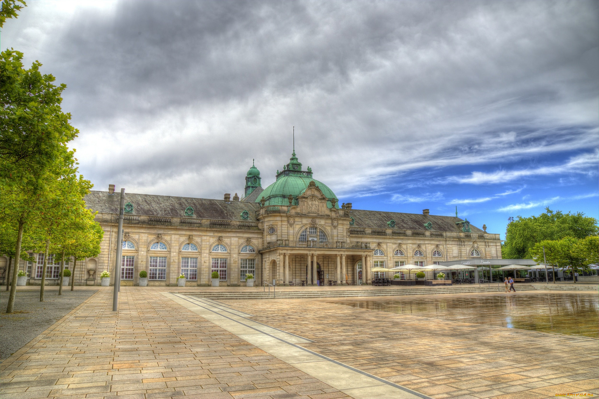 kaiserpalais, , bad, oeynhausen, , germany, города, -, дворцы, , замки, , крепости, площадь, парк, дворец