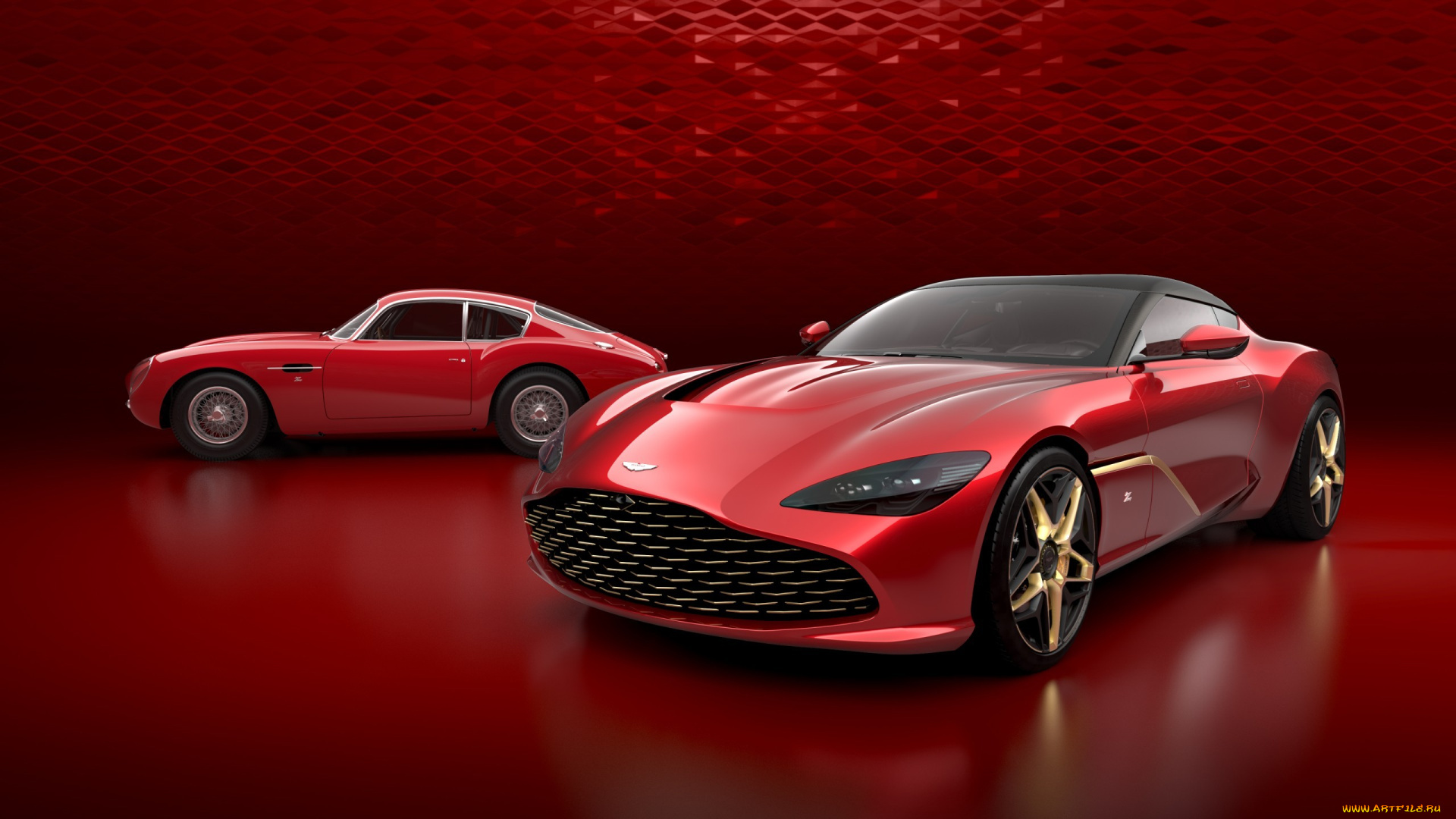 2019, aston, martin, dbs, gt, zagato, автомобили, 3д, красный, zagato, gt, dbs, 2019, aston, martin, купе