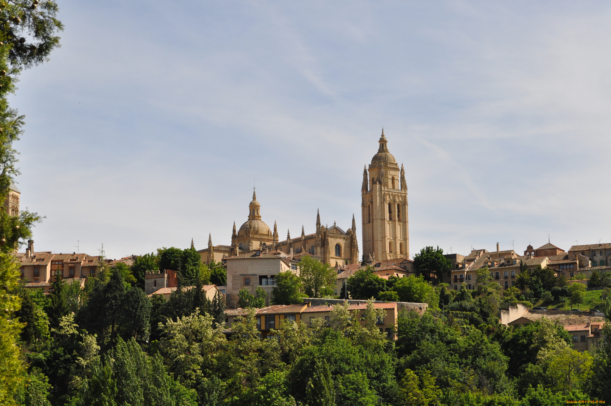 segovia, spain, города, католические, соборы, костелы, аббатства, сеговия, cathedral, испания, собор