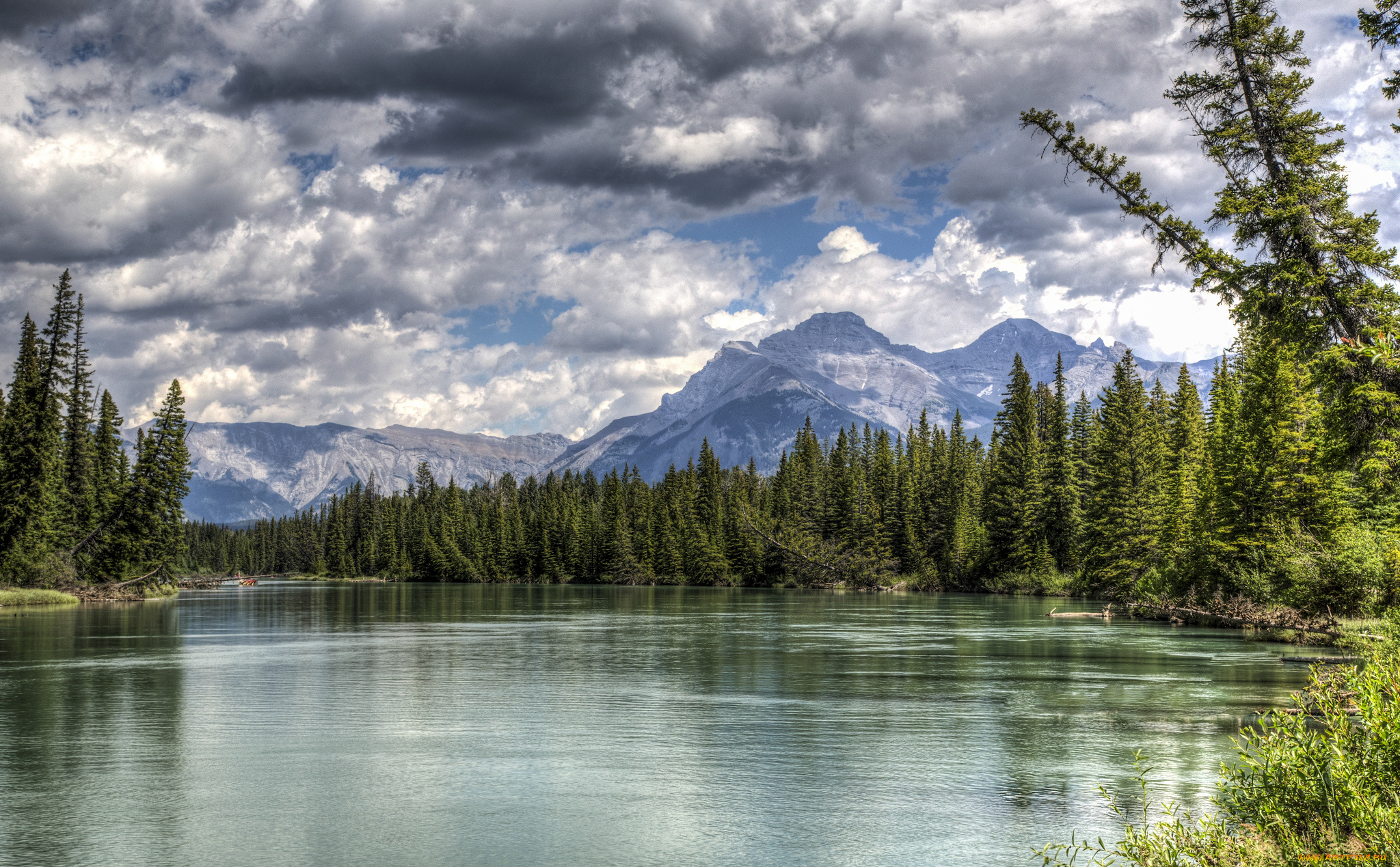 vermillion, lakes, banff, national, park, alberta, canada, природа, реки, озера, альберта, банф, озёра, вермилион, канада, горы, лес