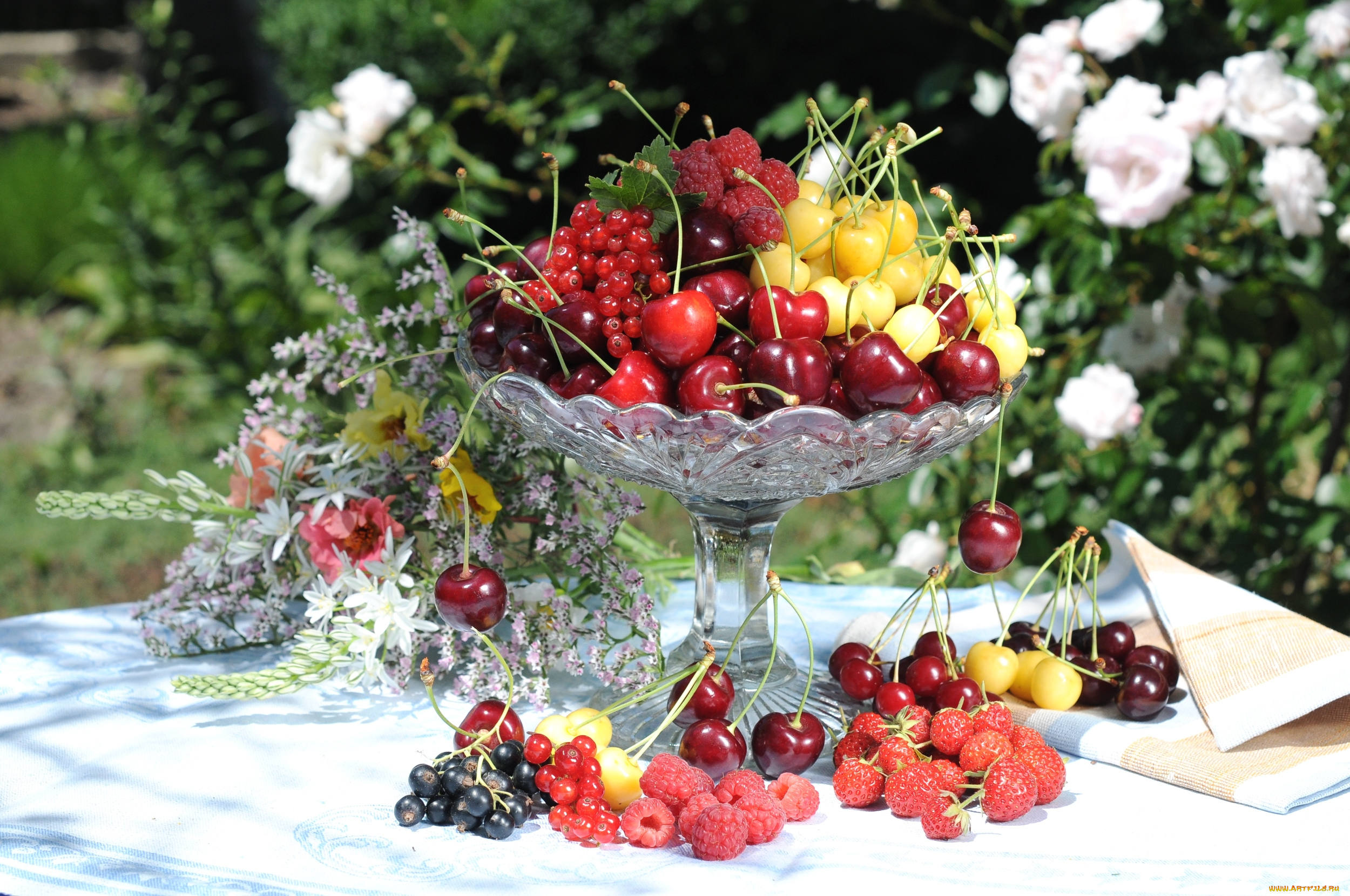 ягоды фрукты ваза без смс