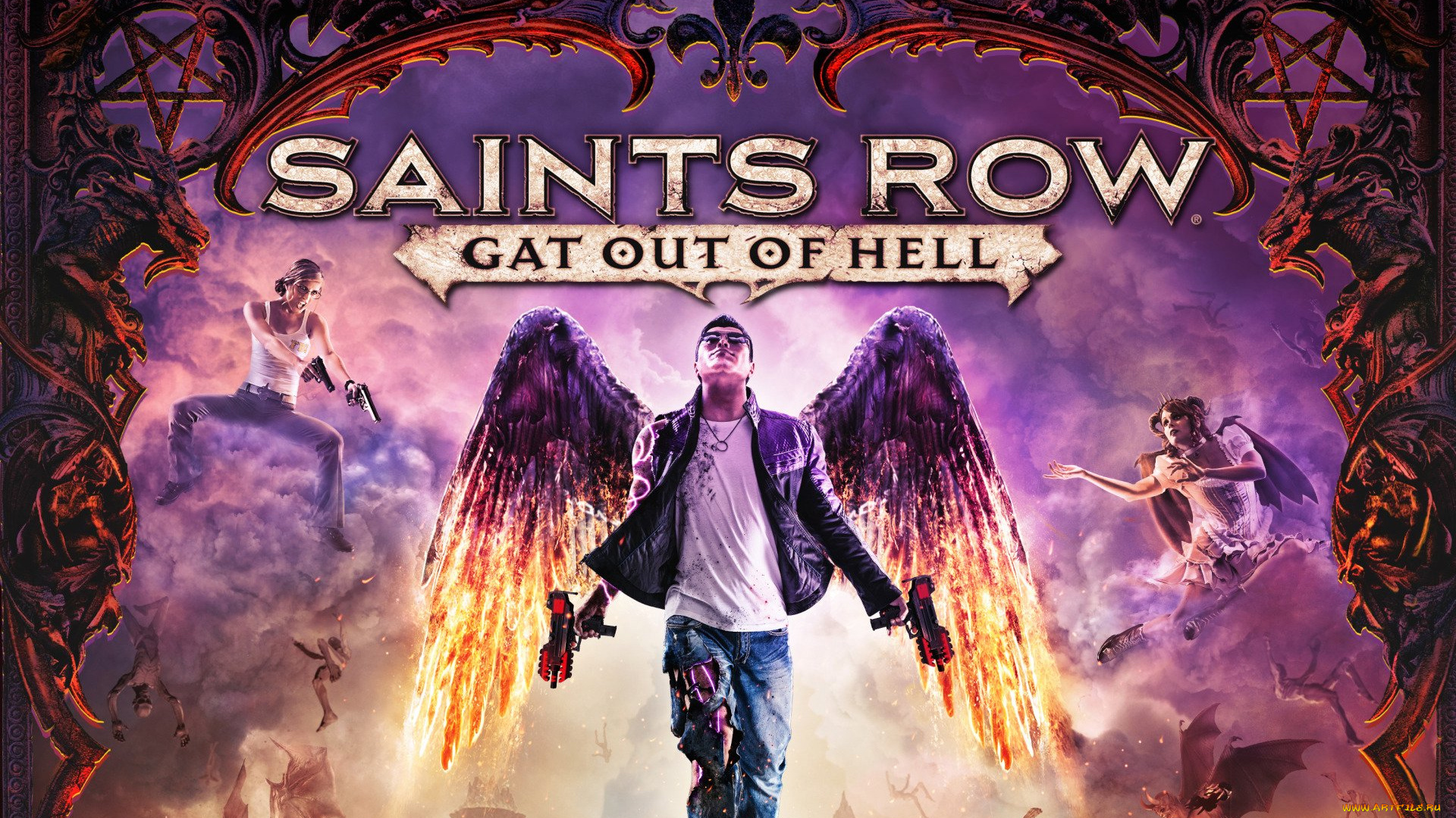 saints, row, , gat, out, of, hell, видео, игры, saints, row, gat, out, of, hell, экшен, ролевая, игра