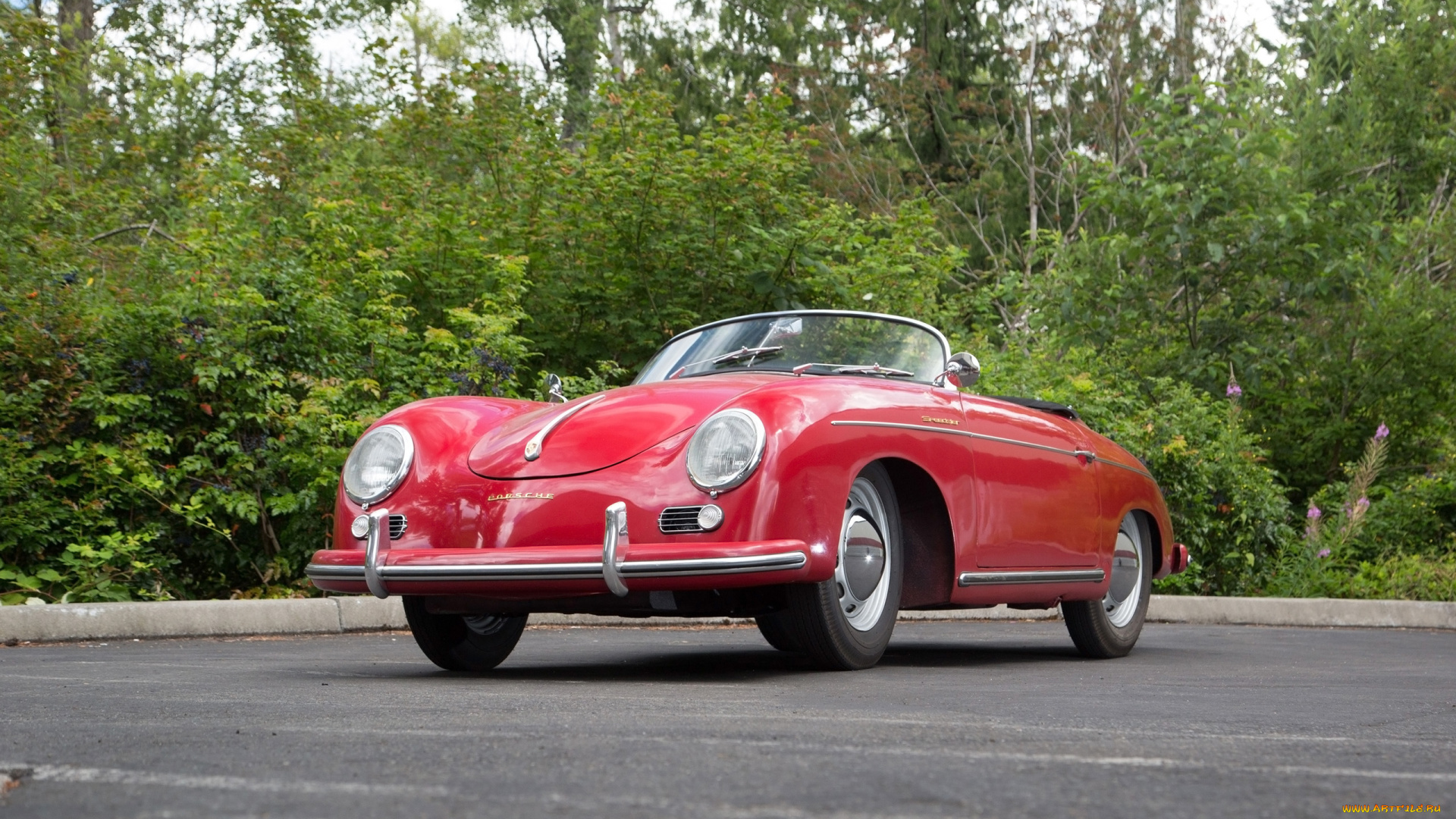 1954-porsche-356-speedster, автомобили, porsche