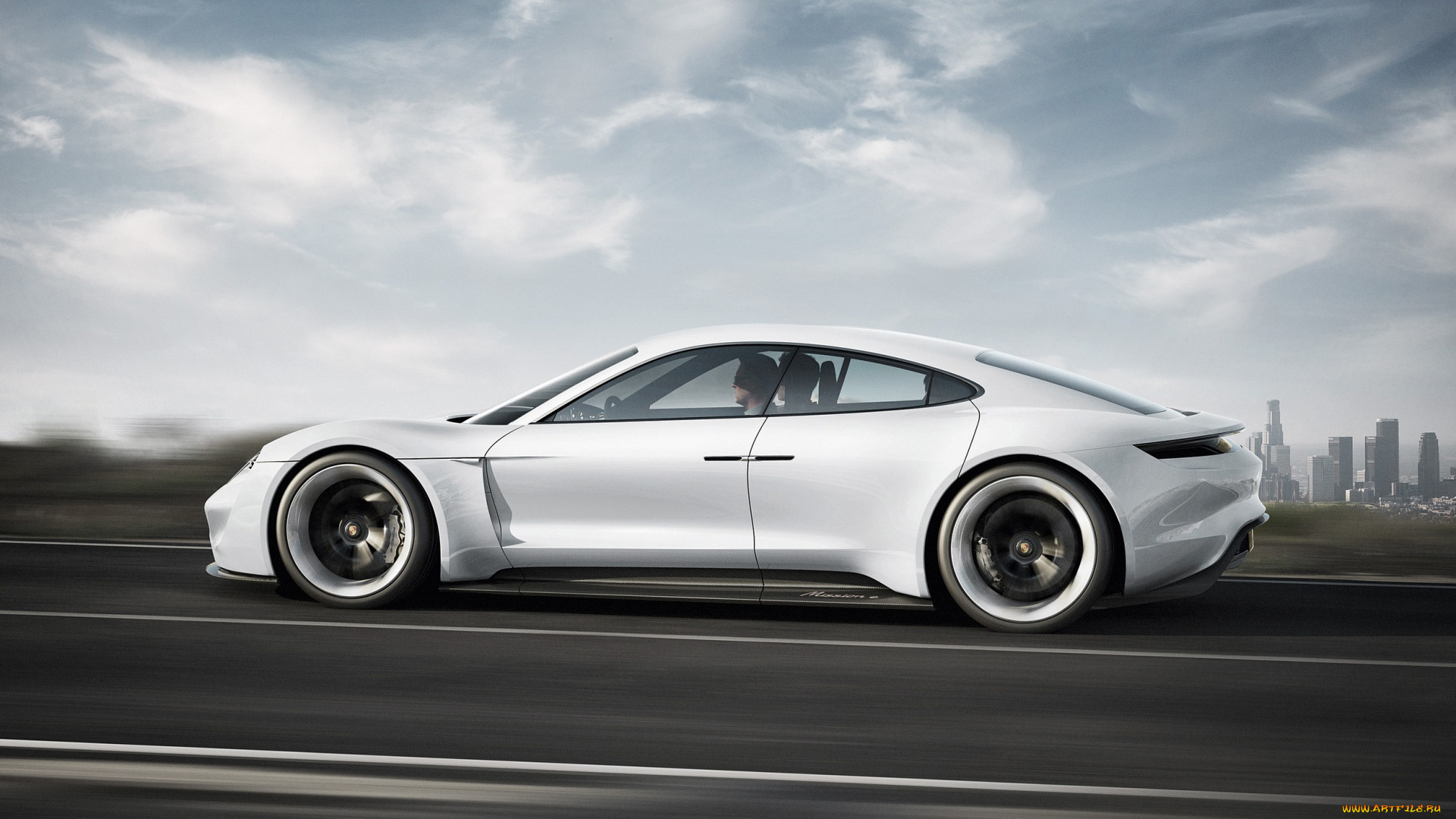 porsche, mission, e, concept, 2015, автомобили, porsche, concept, e, mission, 2015