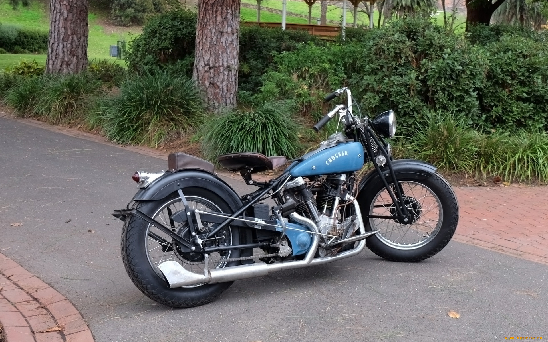 1938-crocker-v-twin, мотоциклы, crocker, moto