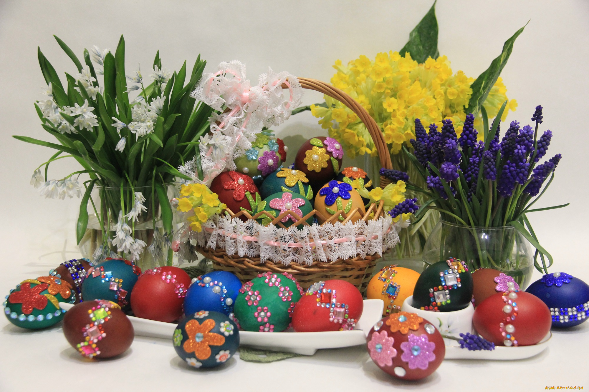 праздничные, пасха, весна, воскресение, праздник, радость, украшение