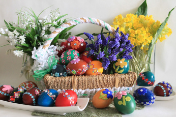 Картинка праздничные пасха праздник украшение радость воскресение весна