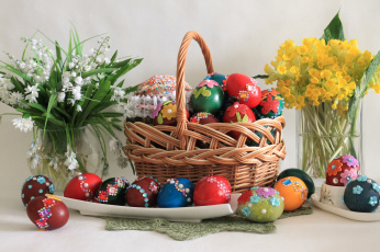 Картинка праздничные пасха радость весна праздник украшение воскресение