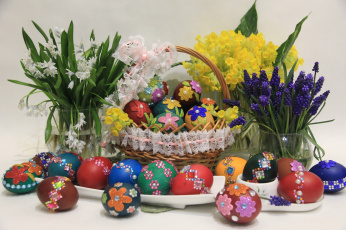 Картинка праздничные пасха весна воскресение праздник радость украшение