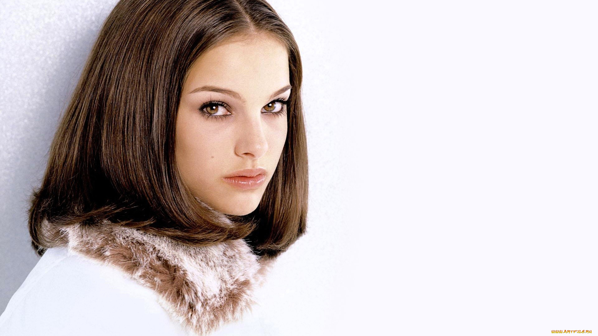 девушки, natalie, portman, актриса, шатенка, лицо, воротник