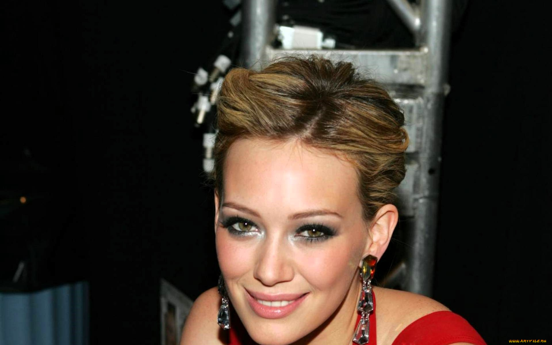 девушки, hilary, duff, актриса, лицо, блондинка