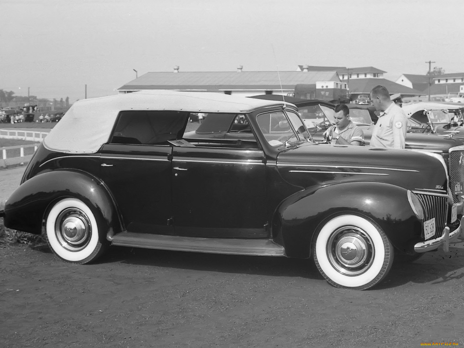 1939, ford, cabriolet, автомобили, классика