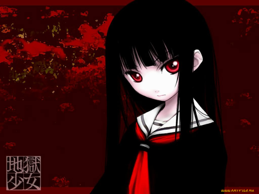 аниме, jigoku, shoujo