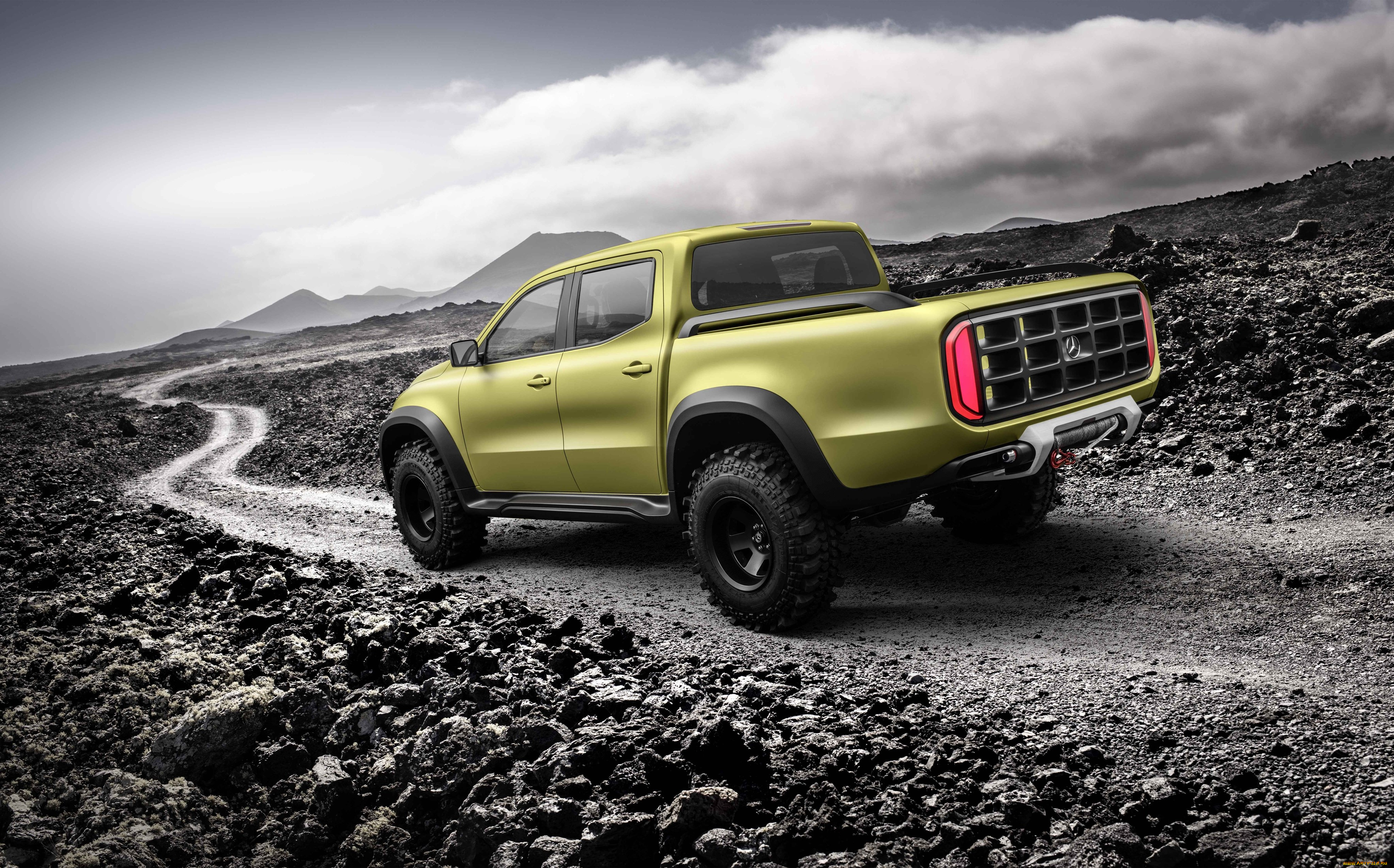 автомобили, mercedes-benz, x-class, powerful, concept, adventurer, 2016г