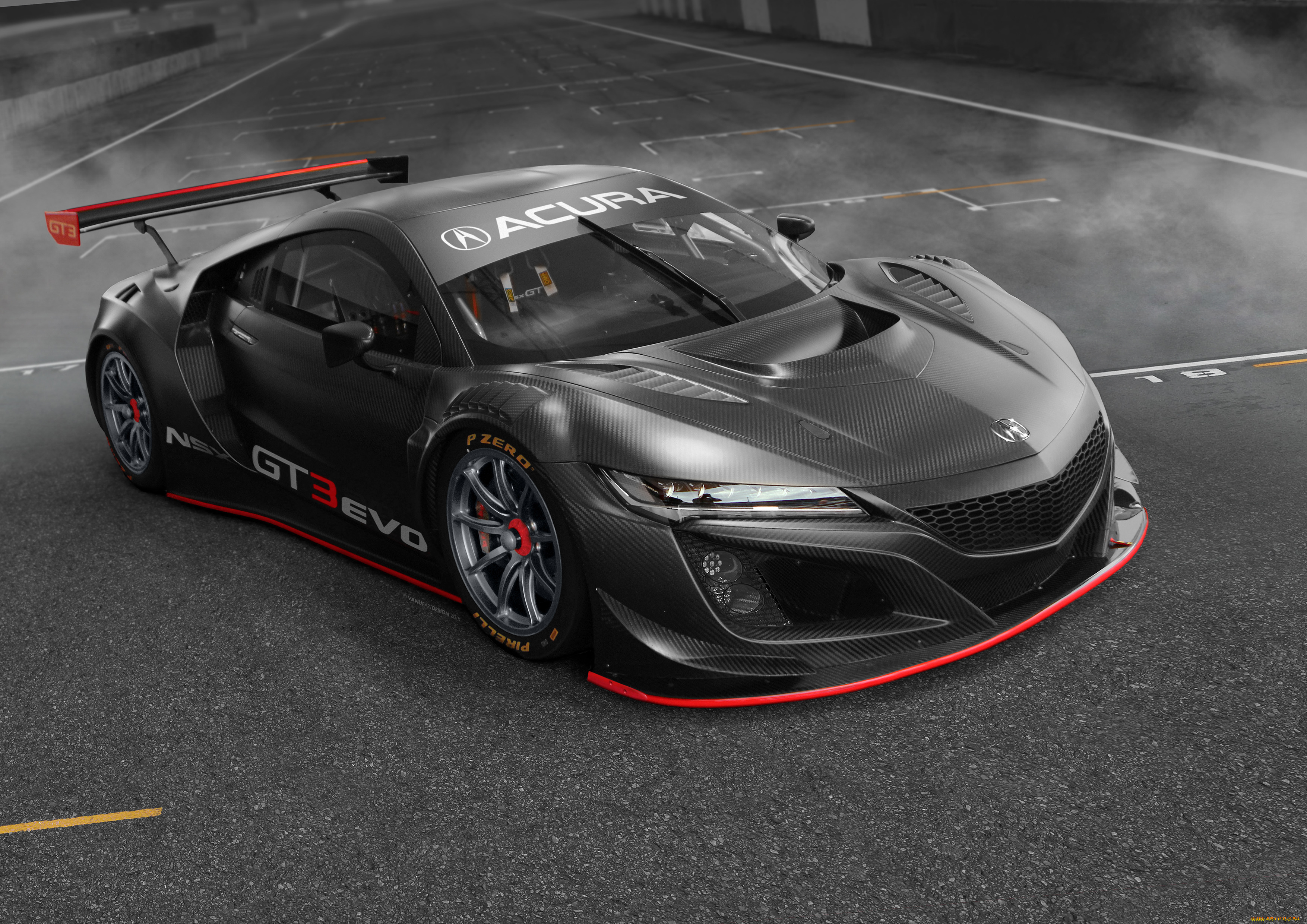 2019, acura, nsx, gt3, evo, автомобили, acura, акура, черный, nsx, gt3, evo, 2019, суперкар