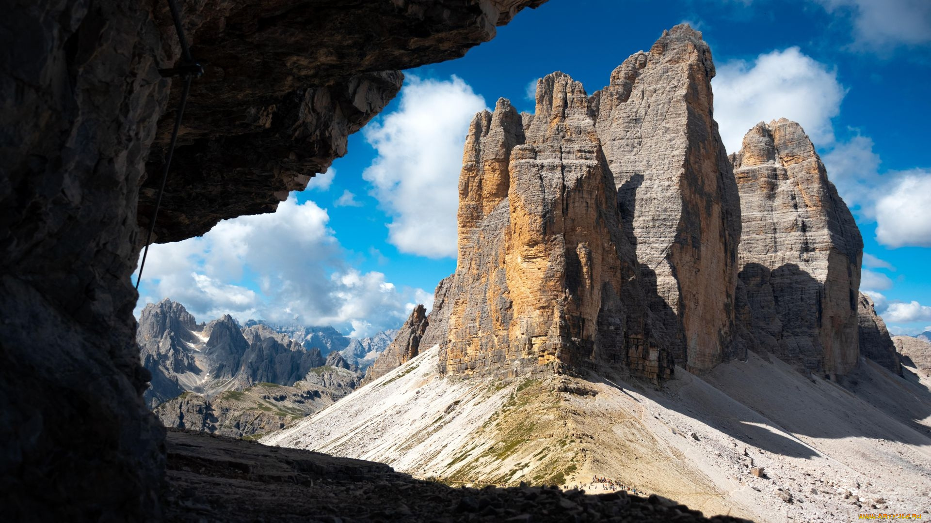 tre, cime, di, lavaredo, dolomites, italy, природа, горы, tre, cime, di, lavaredo