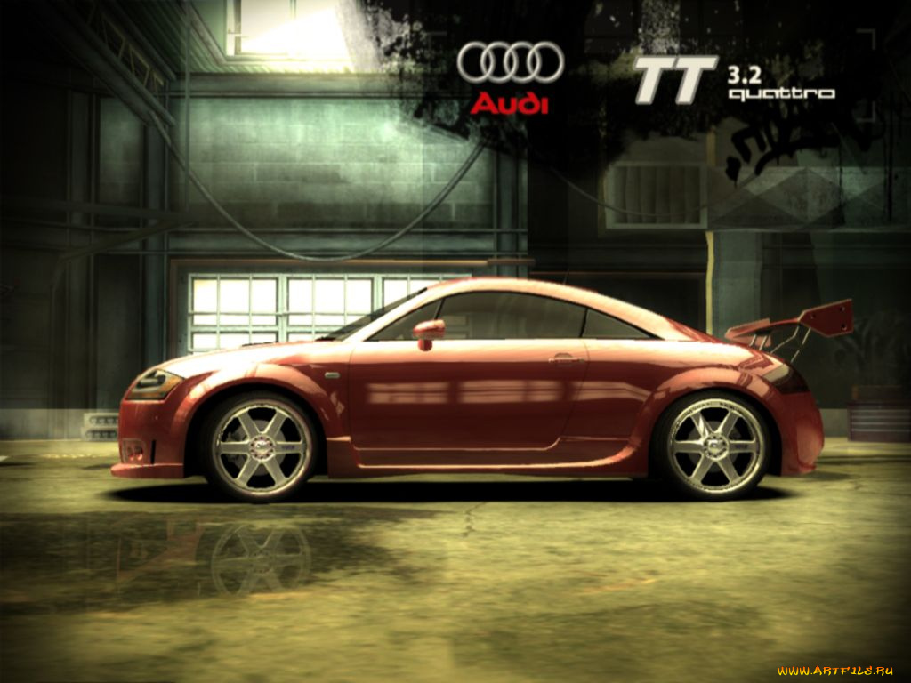 nfsmw, audi, tt, 01, видео, игры, need, for, speed, most, wanted