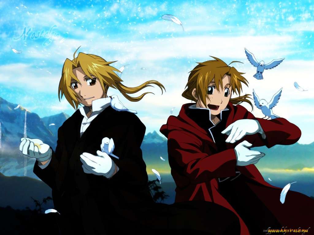 аниме, fullmetal, alchemist