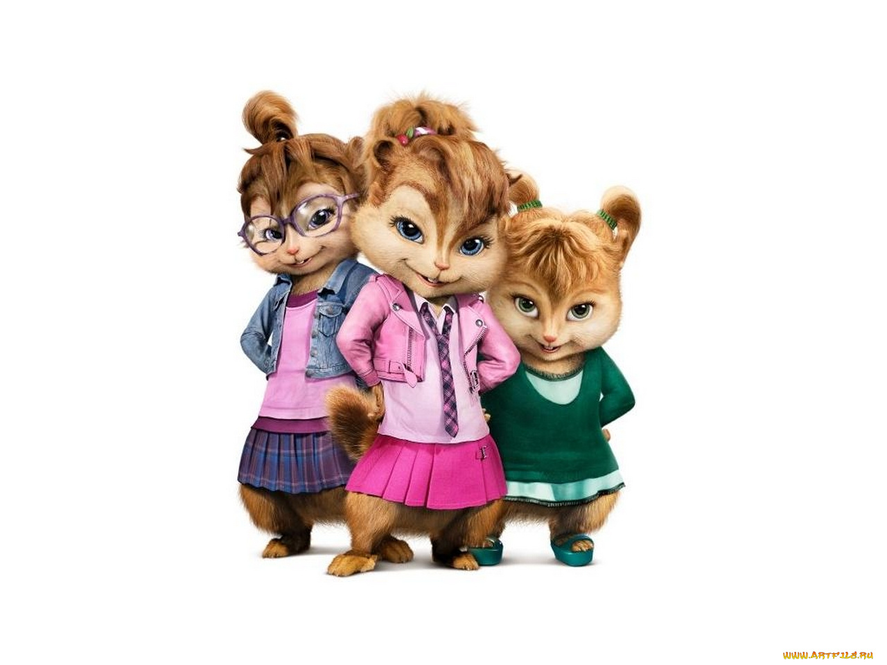 мультфильмы, alvin, and, the, chipmunks, squeakquel