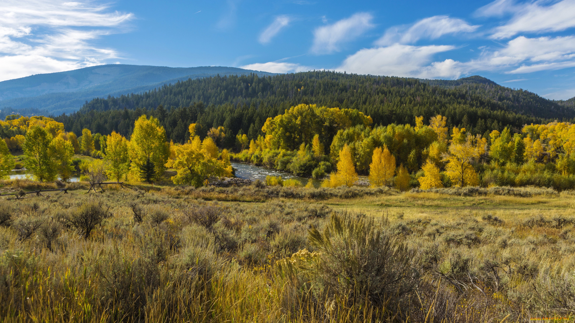 grand, teton, national, park, wyoming, природа, лес, пейзаж, реки, горы, леса, сша, парк