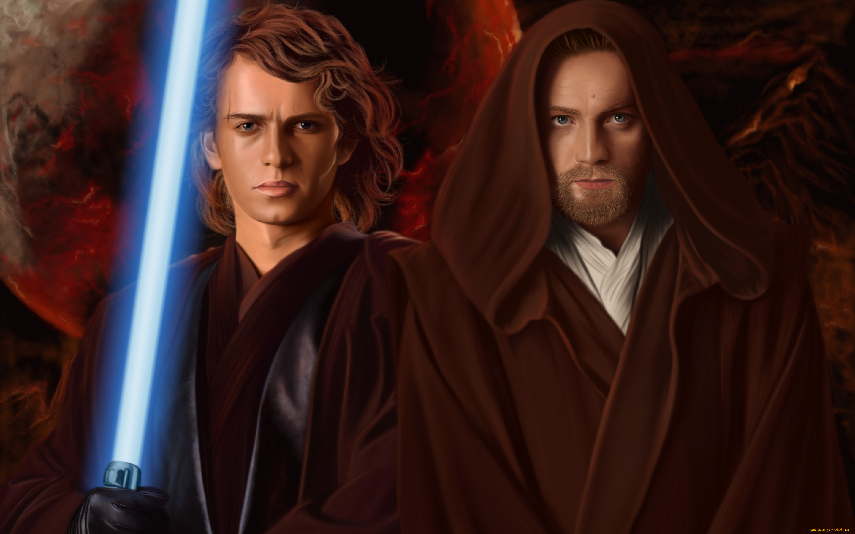 фэнтези, _star, wars, iii, episode, star, wars, звездные, войны, месть, ситхов, obi-wan, kenobi, anakin, skywalker, ewan, mcgregor, revenge, of, the, sith, hayden, christensen