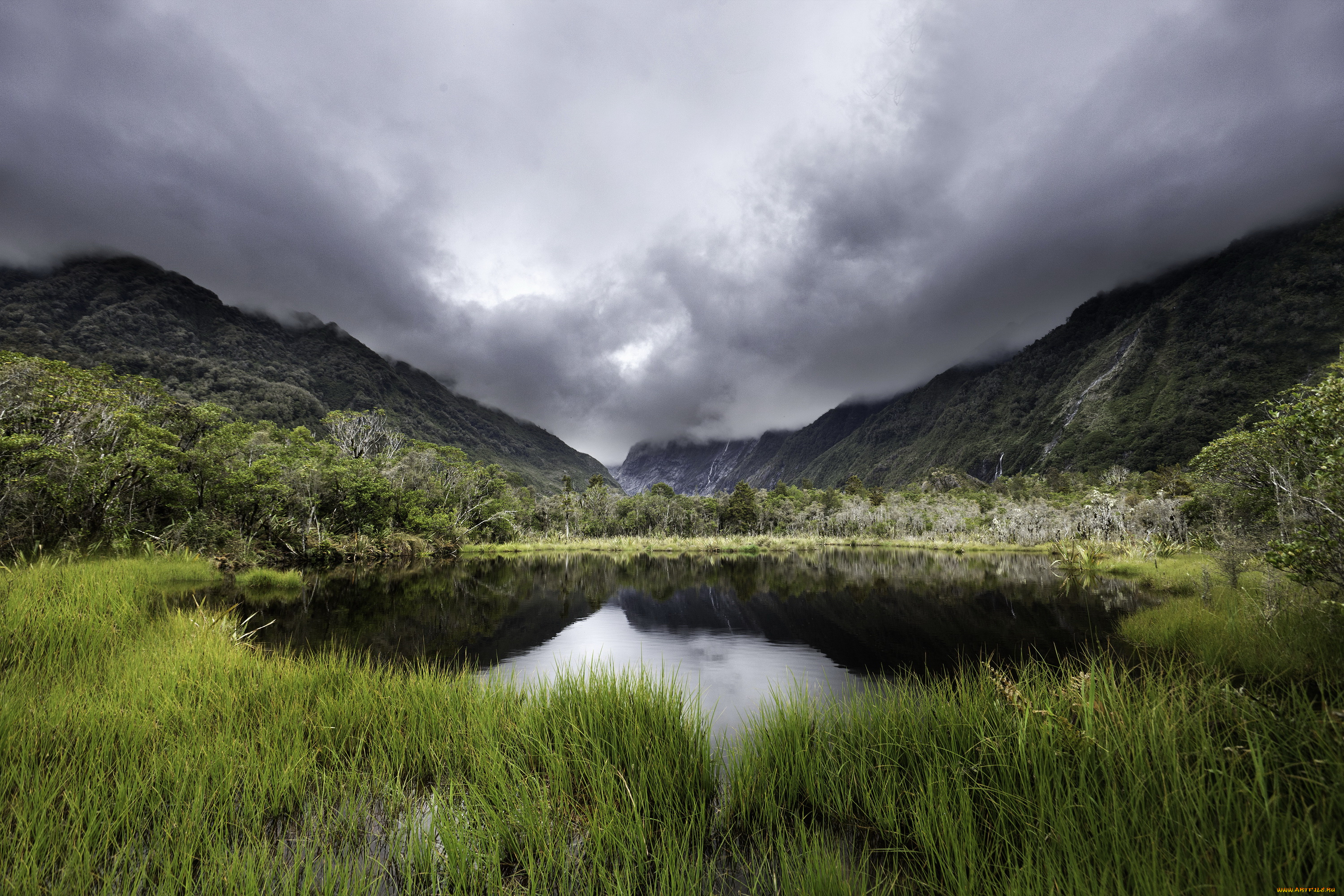 fiordland, national, park, , new, zealand, природа, реки, озера, парк, new, zealand, горы, озеро, пейзаж, park, fiordland