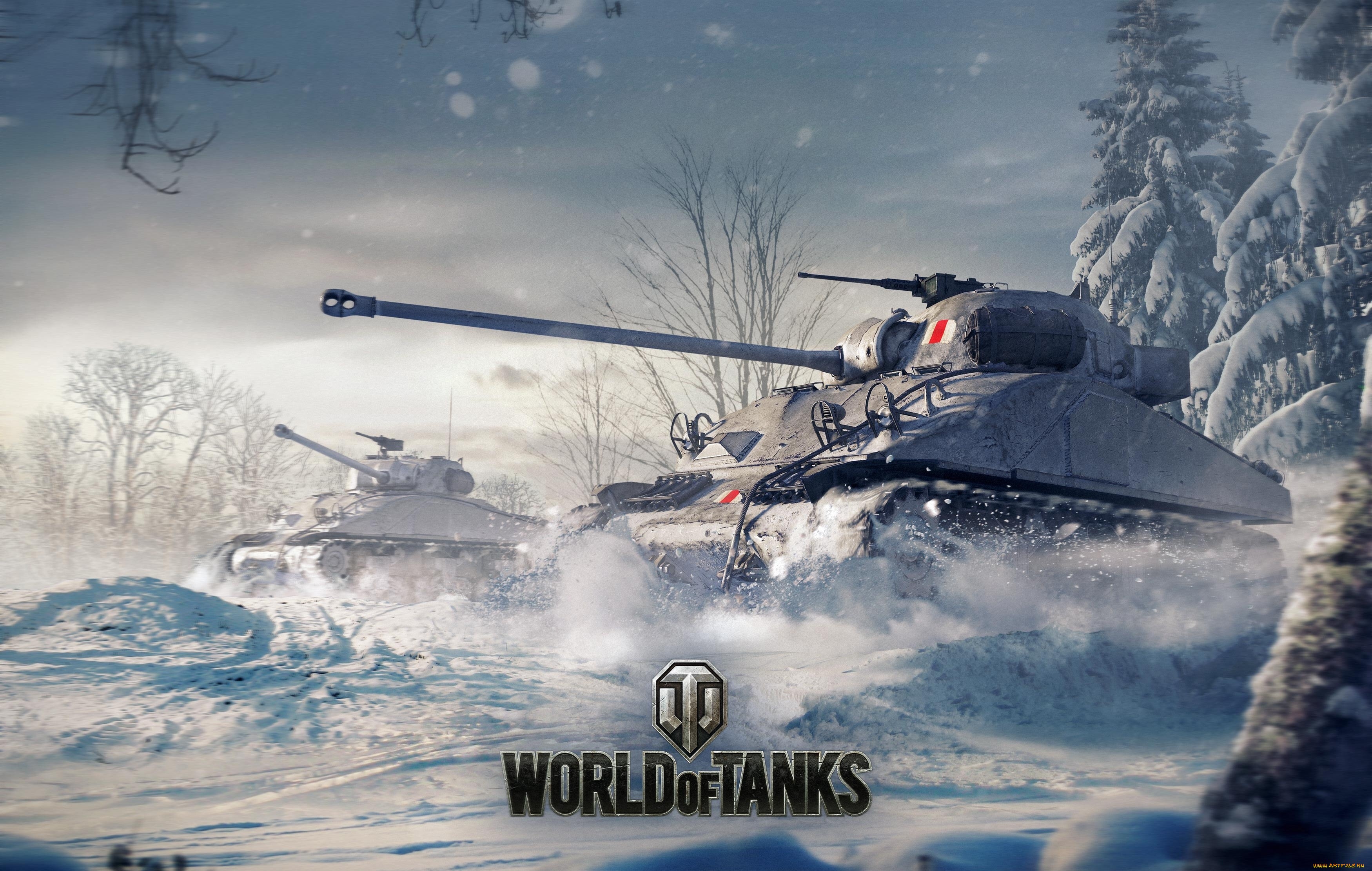 видео, игры, мир, танков, , world, of, tanks, танки, снег