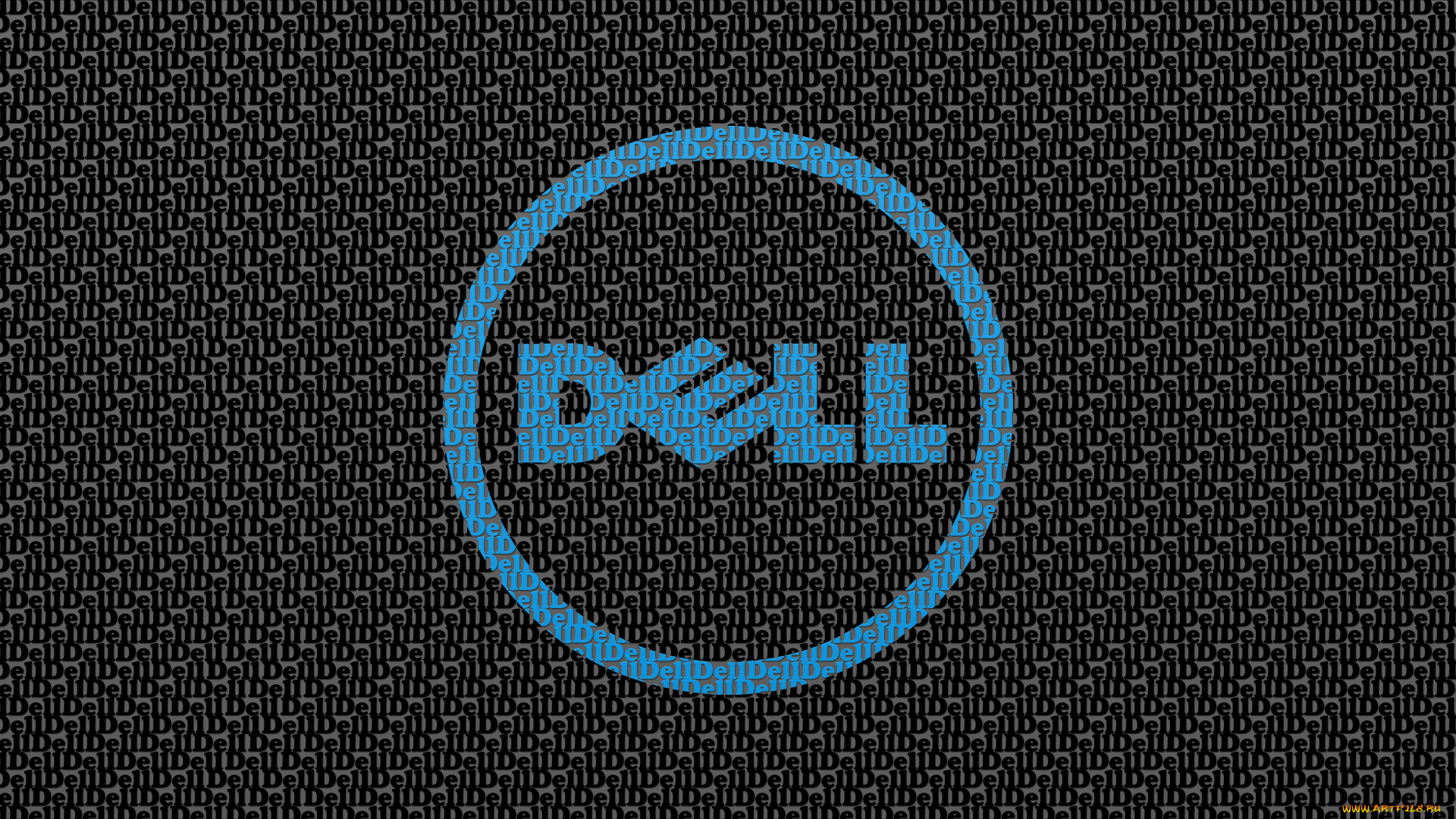 компьютеры, dell, логотип, фон