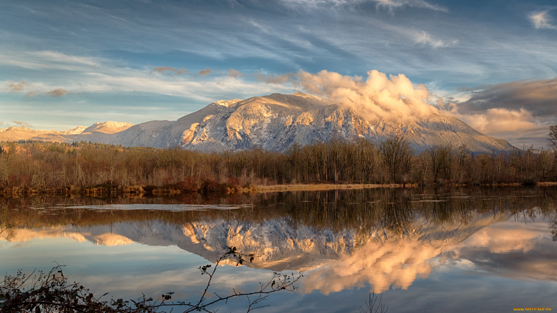 природа, реки, озера, река, лес