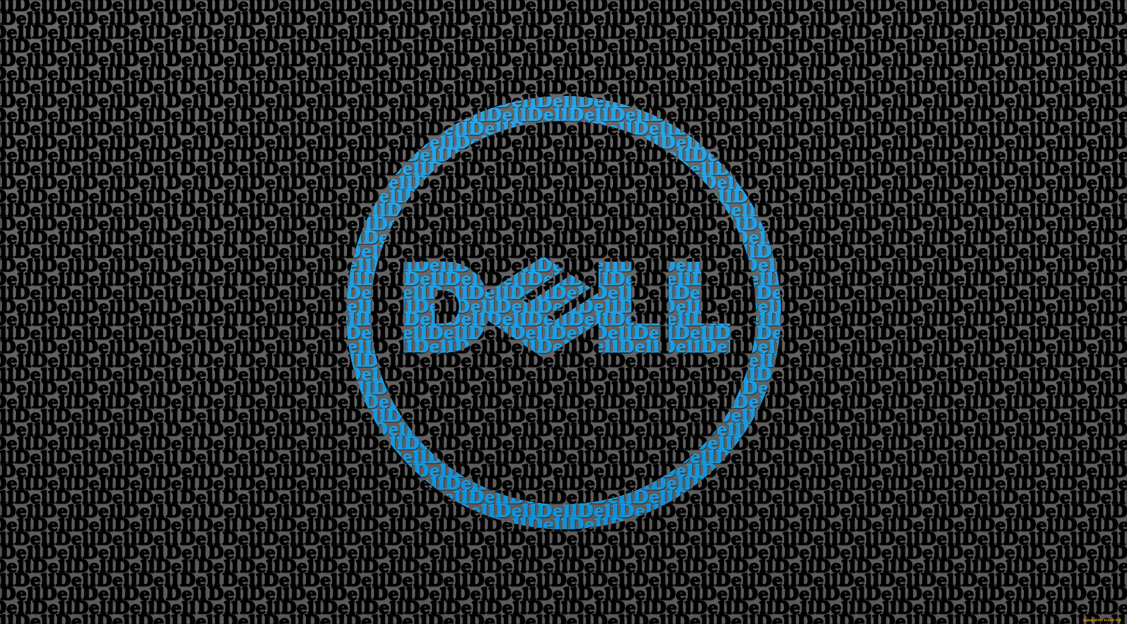 компьютеры, dell, логотип, фон